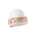 Cream - Side - Mountain Warehouse Womens-Ladies Faux Fur Winter Hat