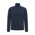 Dark Grey - Close up - Mountain Warehouse Mens Camber II Fleece Top (Pack of 2)