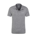 Grey - Pack Shot - Mountain Warehouse Mens Deuce IsoCool Polo Shirt