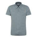 Dark Grey - Front - Mountain Warehouse Mens Deuce IsoCool Polo Shirt