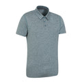 Dark Grey - Side - Mountain Warehouse Mens Deuce IsoCool Polo Shirt