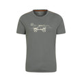 Charcoal - Front - Mountain Warehouse Mens Ocean Drive Organic T-Shirt