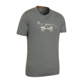 Charcoal - Back - Mountain Warehouse Mens Ocean Drive Organic T-Shirt