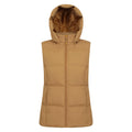 Mustard - Front - Mountain Warehouse Womens-Ladies Astral II Padded Gilet