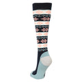 Navy-White - Back - Mountain Warehouse Womens-Ladies IsoCool Patterned Ski Socks