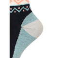 Navy-White - Side - Mountain Warehouse Womens-Ladies IsoCool Patterned Ski Socks