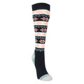 Navy-White - Front - Mountain Warehouse Womens-Ladies IsoCool Patterned Ski Socks