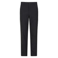 Jet Black - Front - Mountain Warehouse Mens Trek Stretch Long Winter Hiking Trousers