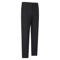 Jet Black - Side - Mountain Warehouse Mens Trek Stretch Long Winter Hiking Trousers