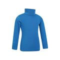 Cobalt - Side - Mountain Warehouse Childrens-Kids Talus Roll Neck Long-Sleeved Top