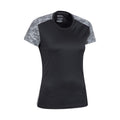 Black - Lifestyle - Mountain Warehouse Womens-Ladies Pro Reflective Running T-Shirt