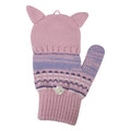 Purple - Front - Mountain Warehouse Childrens-Kids Knitted Unicorn Gloves