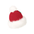 Red - Side - Mountain Warehouse Womens-Ladies Mrs Claus Pom Pom Christmas Beanie