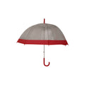 Clear-Red - Back - Mountain Warehouse Dome Stick Umbrella