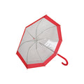 Clear-Red - Pack Shot - Mountain Warehouse Dome Stick Umbrella