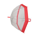 Clear-Red - Close up - Mountain Warehouse Dome Stick Umbrella