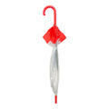 Clear-Red - Front - Mountain Warehouse Dome Stick Umbrella