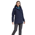 Navy - Close up - Mountain Warehouse Womens-Ladies Glacial Extreme Waterproof Jacket