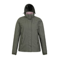 Green - Front - Mountain Warehouse Womens-Ladies Storm 3 in 1 Waterproof Jacket