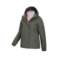 Green - Side - Mountain Warehouse Womens-Ladies Storm 3 in 1 Waterproof Jacket