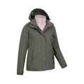 Green - Lifestyle - Mountain Warehouse Womens-Ladies Storm 3 in 1 Waterproof Jacket