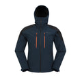 Dark Blue - Front - Mountain Warehouse Mens Radius Recycled Soft Shell Jacket