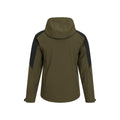 Khaki Green - Back - Mountain Warehouse Mens Radius Recycled Soft Shell Jacket