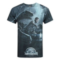 Black - Front - Jurassic World Mens Sublimation T-Shirt