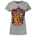 Grey - Front - Harry Potter Womens-Ladies Gryffindor T-Shirt