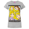 Grey - Front - Disney Womens-Ladies Princess No Filter T-Shirt