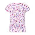 White - Front - Peppa Pig Childrens Girls All Over Print T-Shirt