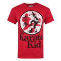 Red - Front - Karate Kid Official Mens Crane Kick T-Shirt