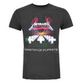 Charcoal - Front - Amplified Official Mens Metallica Master Of Puppets T-Shirt