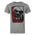 Grey - Front - Star Wars Mens Darth Vader Sport T-Shirt