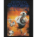 Black - Side - Star Wars: The Force Awakens Mens BB-8 Poster T-Shirt