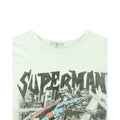 Beige - Back - Junk Food Mens Superman T-Shirt