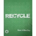 Green - Side - Junk Food Mens Recycle Have A Nice Day T-Shirt