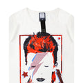 White-Red - Back - Amplified Mens Aladdin Sane David Bowie T-Shirt