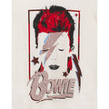 White-Red - Side - Amplified Mens Aladdin Sane David Bowie T-Shirt