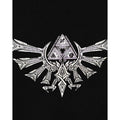 Black - Close up - Legend Of Zelda Mens Logo Short-Sleeved T-Shirt