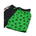 Green-Black - Back - Minecraft Boys Creeper Swim Shorts