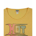 Yellow - Back - Junk Food Womens-Ladies Hot Stuff T-Shirt