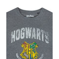 Charcoal - Side - Harry Potter Mens Hogwarts T-Shirt