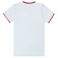 White-Red - Back - Toy Story Mens Ringer Pizza Planet T-Shirt