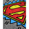 Grey - Side - Junk Food Mens Superman Logo T-Shirt