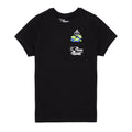 Black - Front - Toy Story Womens-Ladies The Claw Pizza Planet Alien Pocket Detail Boyfriend T-Shirt