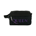 Black - Front - Rock Sax Queen Logo Toiletry Bag