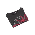 Grey - Side - Amplified Womens-Ladies Icarus Tour 77 Led Zeppelin Crop Top