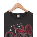 Grey - Lifestyle - Amplified Womens-Ladies Icarus Tour 77 Led Zeppelin Crop Top