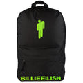 Black - Front - Rock Sax Blohsh Billie Eilish Backpack